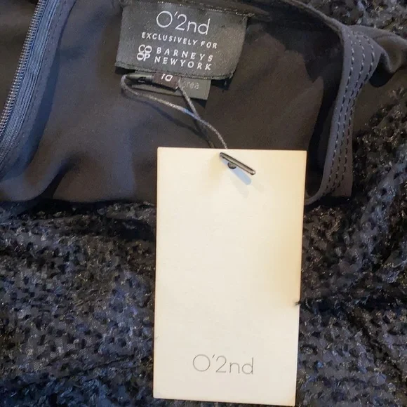 O’2nd x Barney’s Coop black cocktail dress 10 - Picture 7 of 11